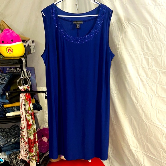 R&M Richards Royal Blue Dress - Picture 1 of 3